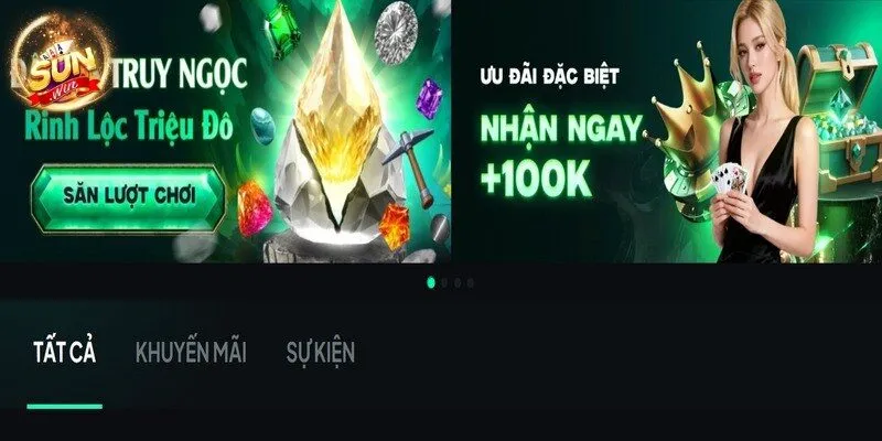 Khuyến Mãi Sunwin - Sự Kiện Hot Liên Tục Được Cập Nhật 2 Sunwin Hoàn trả cược hàng ngày cực khủng là khuyến mãi hấp dẫn